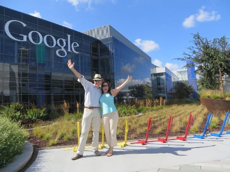 Matt and Liz Raad at Googleplex